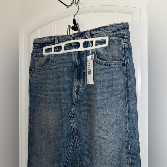 Mango Blue Denim Maxi  Skirt 'Venetia' new - Picture 8 of 11